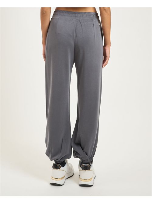 Pantaloni jogger donna EA7 con dettagli strass EMPORIO ARMANI EA7 | 7W000446-AF12643U8117